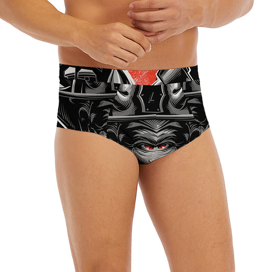 Firefighter Devil Print Men's Briefs