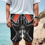 Firefighter Devil Print Men's Cargo Shorts