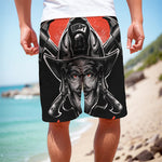 Firefighter Devil Print Men's Cargo Shorts