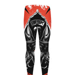 Firefighter Devil Print Men's leggings