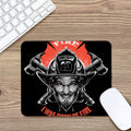 Firefighter Devil Print Mouse Pad