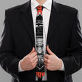 Firefighter Devil Print Necktie