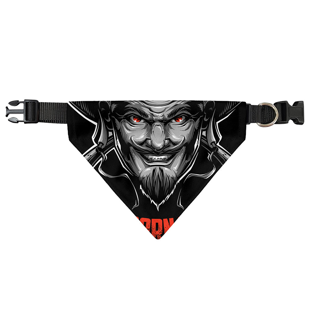 Firefighter Devil Print Over The Collar Dog Bandana