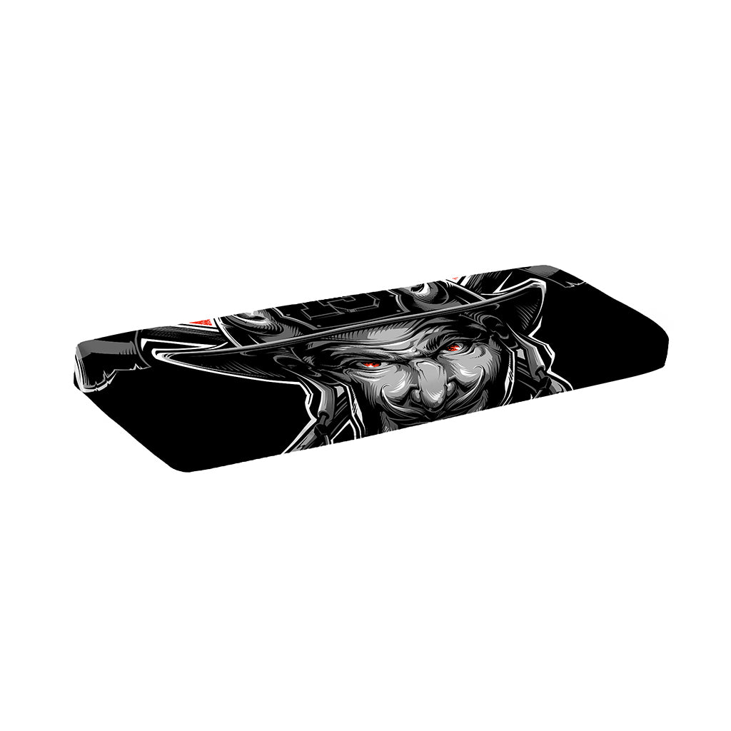 Firefighter Devil Print Piano Keyboard Cover