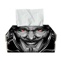 Firefighter Devil Print Rectangle Tissue Box Cover