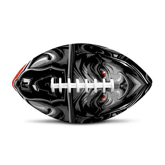 Firefighter Devil Print Rugby Ball