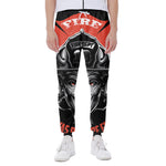 Firefighter Devil Print Scuba Joggers