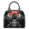 Firefighter Devil Print Shoulder Handbag