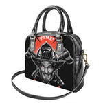 Firefighter Devil Print Shoulder Handbag