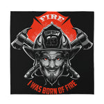 Firefighter Devil Print Silk Bandana