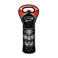 Firefighter Devil Print Single Neoprene Wine Tote
