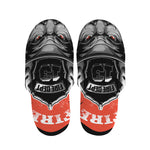 Firefighter Devil Print Slippers
