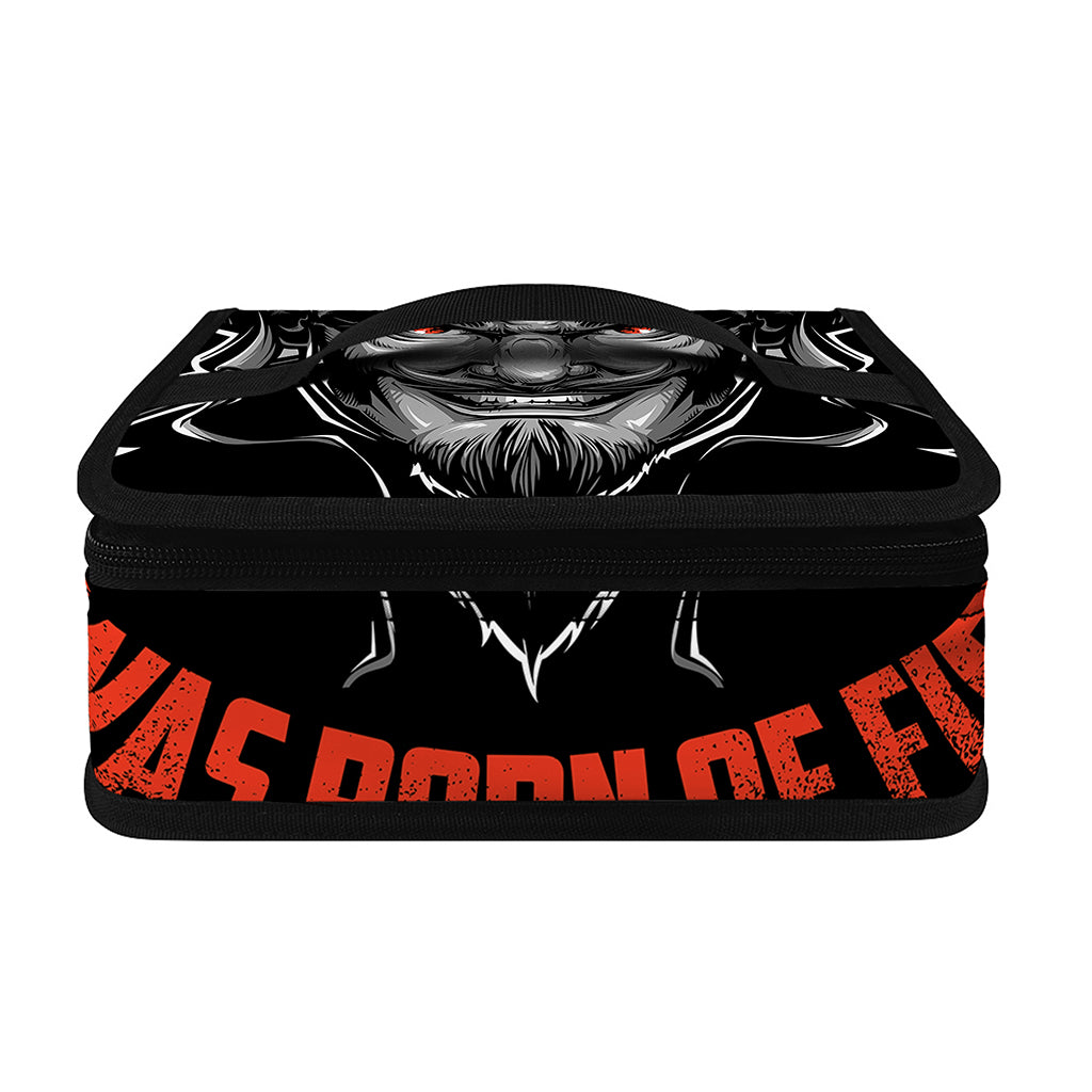 Firefighter Devil Print Small Lunch Bag