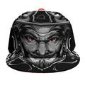 Firefighter Devil Print Snapback Cap
