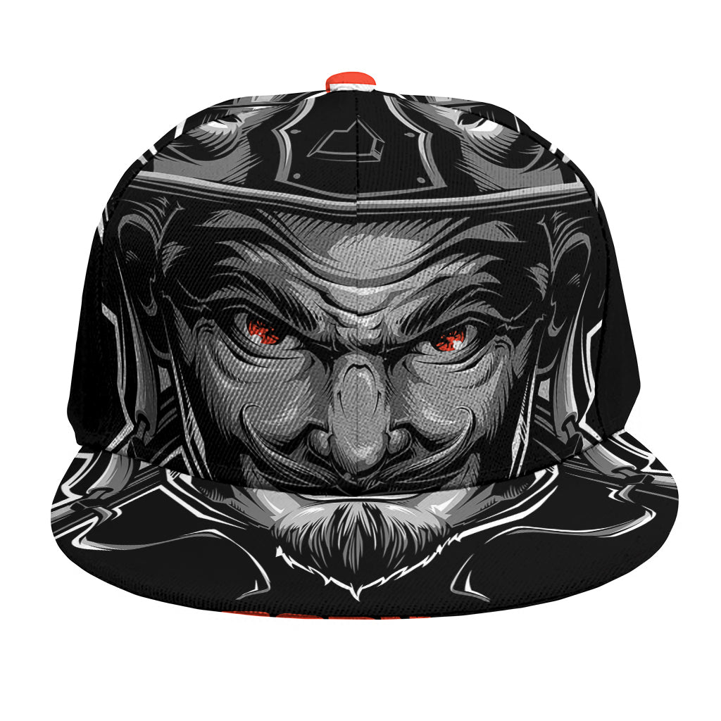 Firefighter Devil Print Snapback Cap