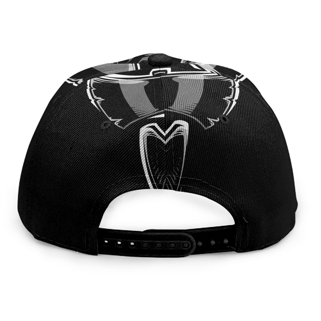 Firefighter Devil Print Snapback Cap
