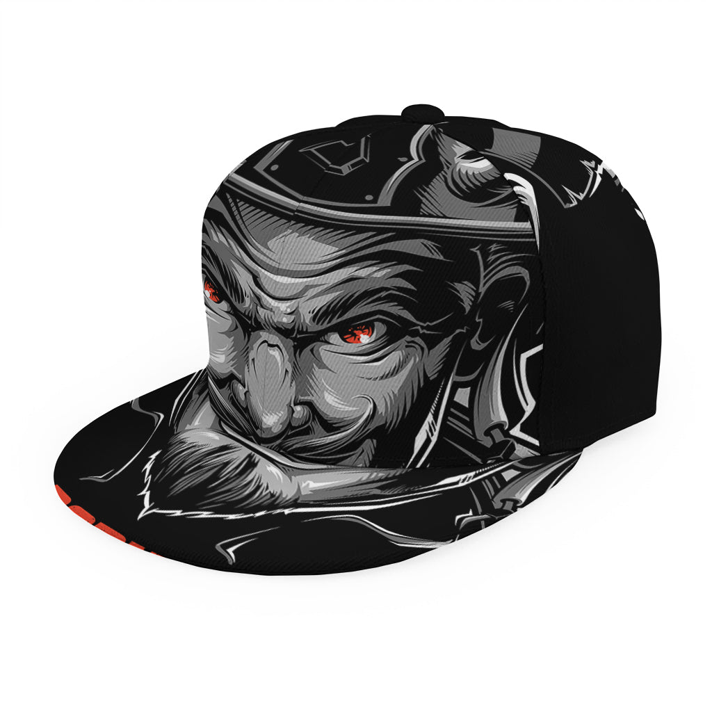 Firefighter Devil Print Snapback Cap