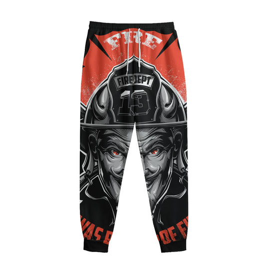 Firefighter Devil Print Sweatpants
