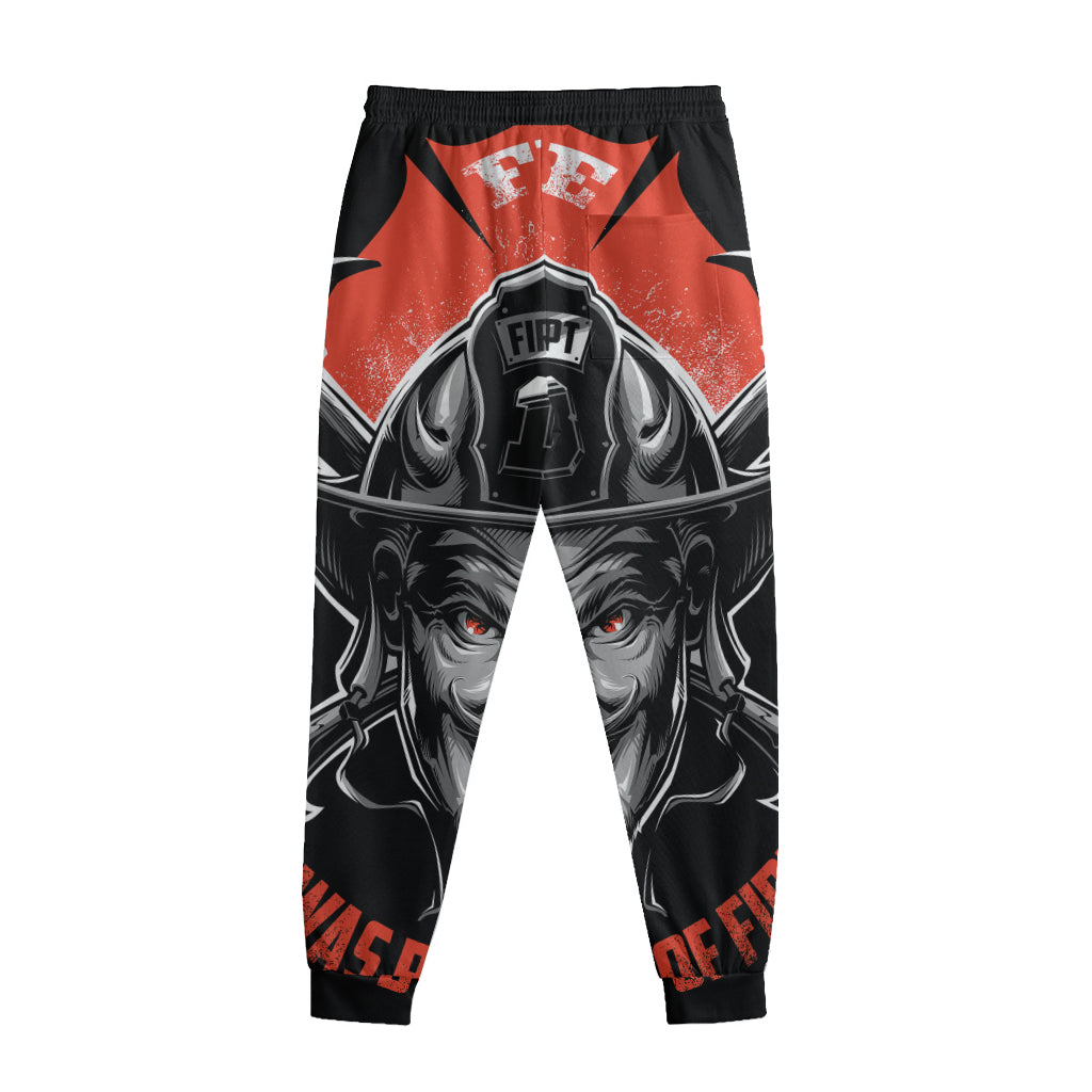 Firefighter Devil Print Sweatpants