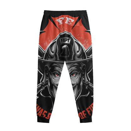 Firefighter Devil Print Sweatpants