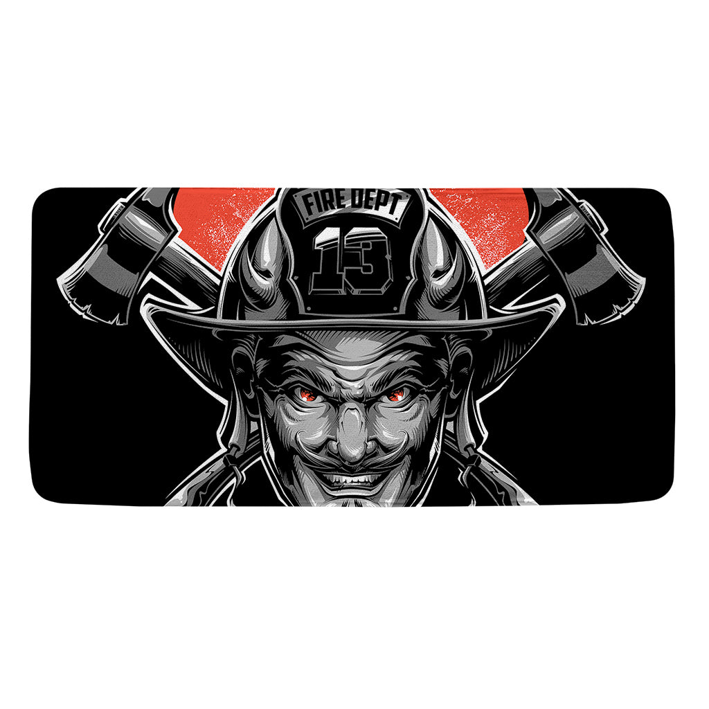 Firefighter Devil Print Towel
