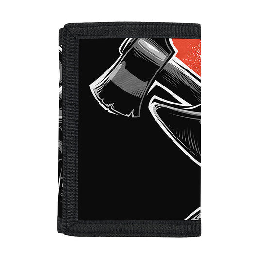 Firefighter Devil Print Trifold Wallet
