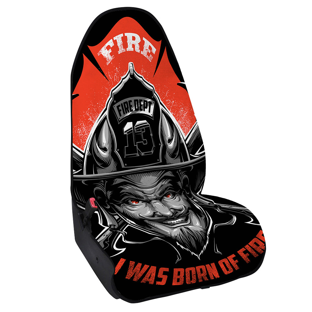 Firefighter Devil Print Waterproof Car Seat Cover