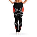 Firefighter Devil Print Women's Leggings
