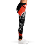 Firefighter Devil Print Women's Leggings