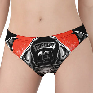 Firefighter Devil Print Women's Panties