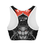 Firefighter Devil Print Women's Sports Bra