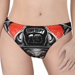 Firefighter Devil Print Women's Thong