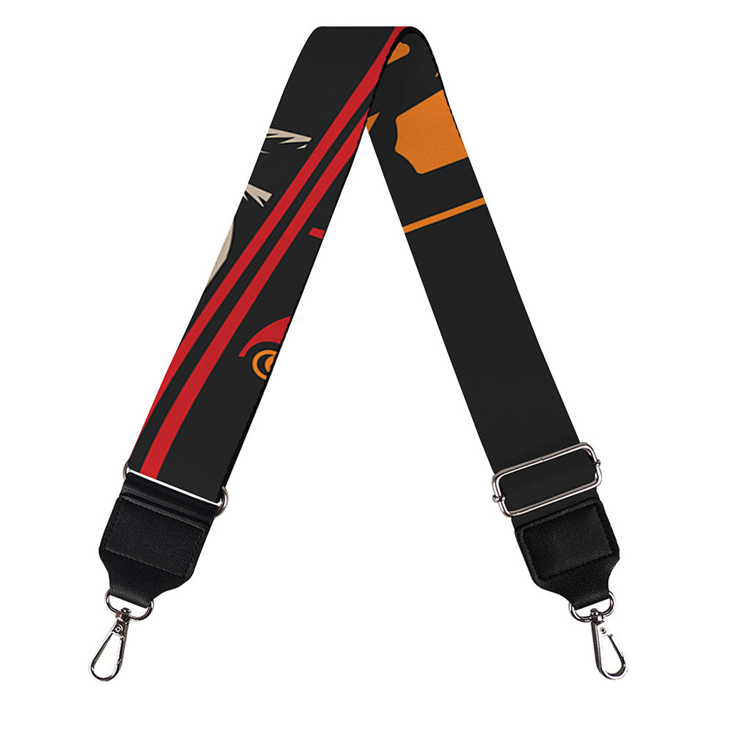 Firefighter First In Last Out Print Bag Strap