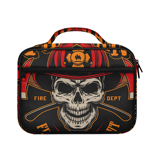 Firefighter First In Last Out Print Briefcase Bible Bag