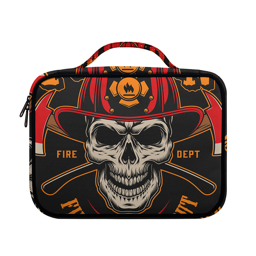 Firefighter First In Last Out Print Briefcase Bible Bag