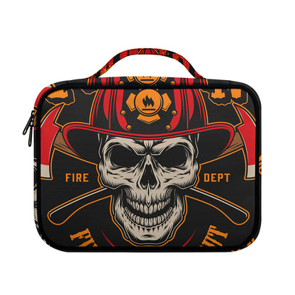 Firefighter First In Last Out Print Briefcase Bible Bag