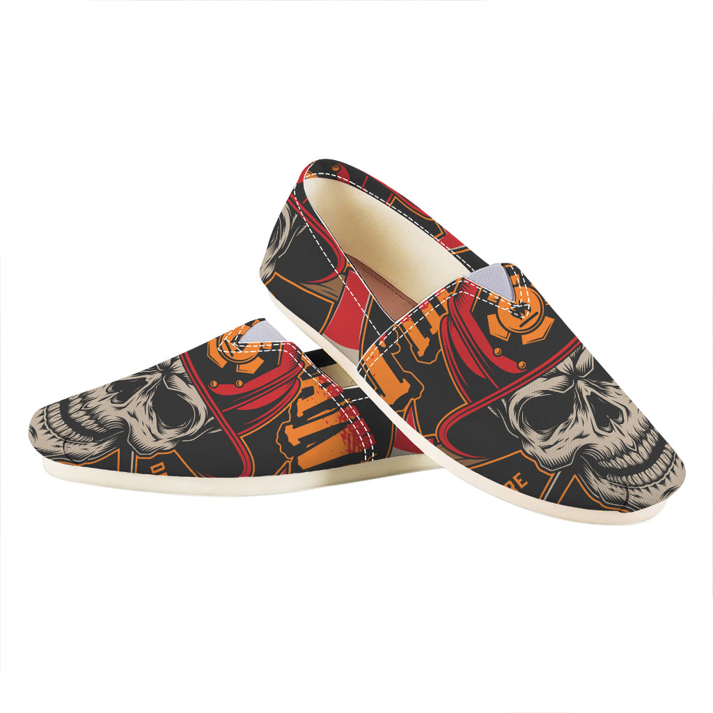 Firefighter First In Last Out Print Casual Shoes