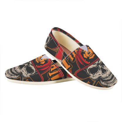 Firefighter First In Last Out Print Casual Shoes