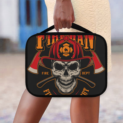 Firefighter First In Last Out Print Classic Bible Case