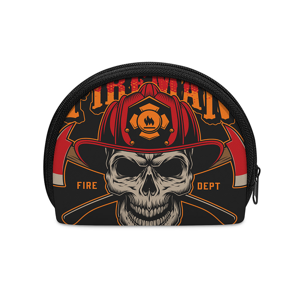Firefighter First In Last Out Print Coin Purse