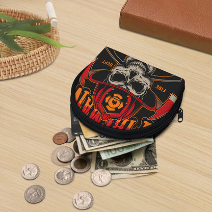 Firefighter First In Last Out Print Coin Purse