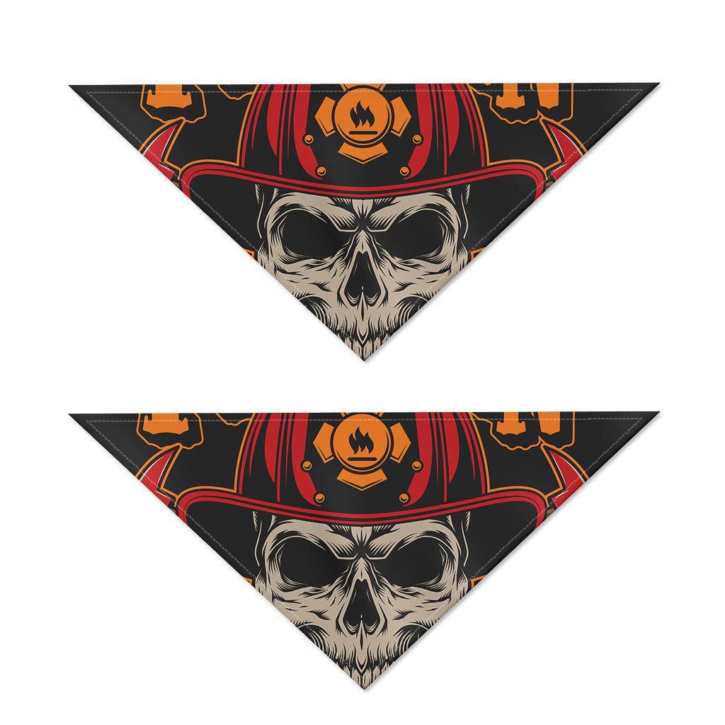 Firefighter First In Last Out Print Dog Bandana