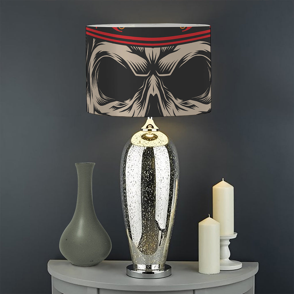 Firefighter First In Last Out Print Drum Lamp Shade