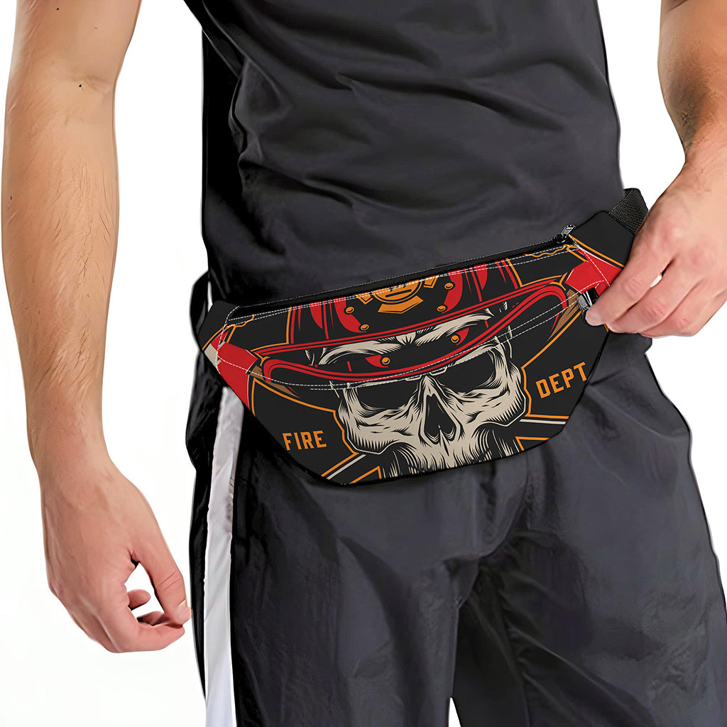 Firefighter First In Last Out Print Fanny Pack