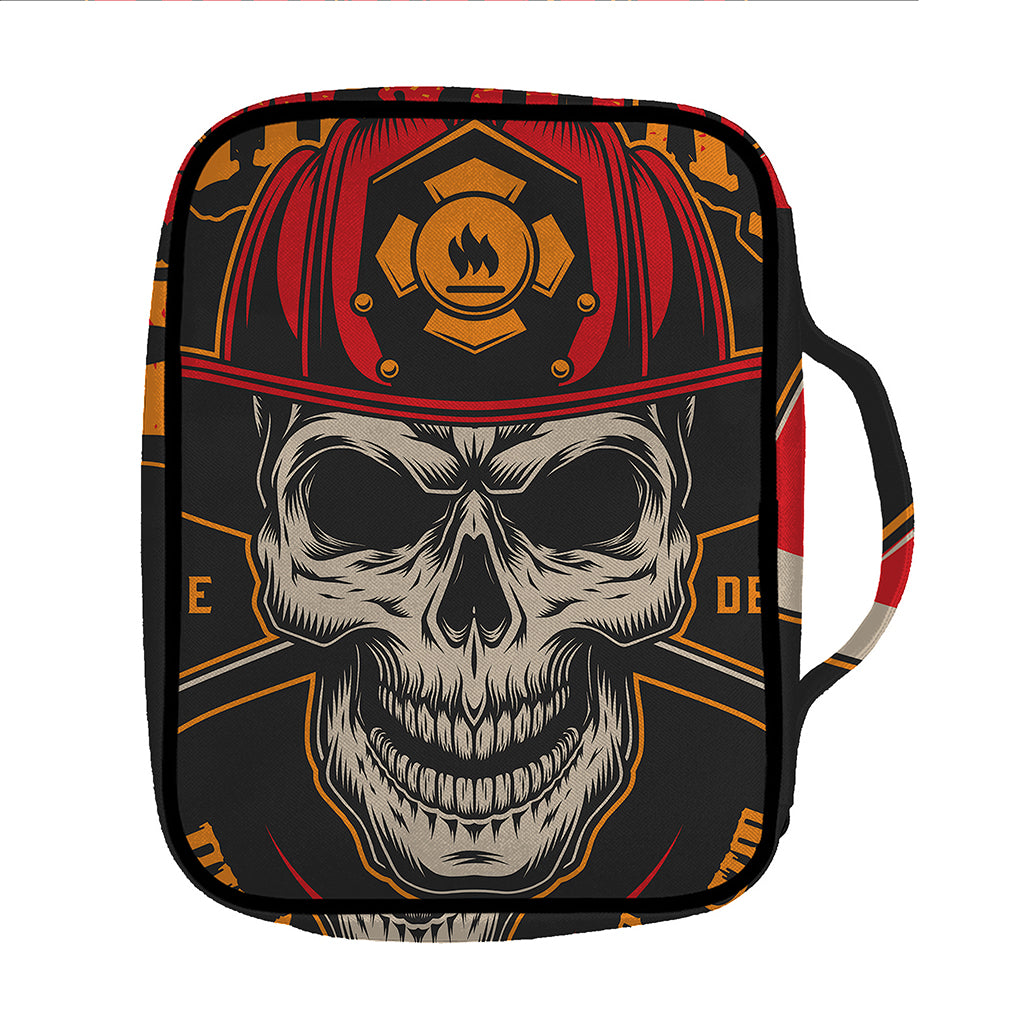 Firefighter First In Last Out Print Front Pocket Bible Bag