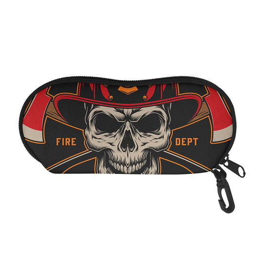 Firefighter First In Last Out Print Glasses Case