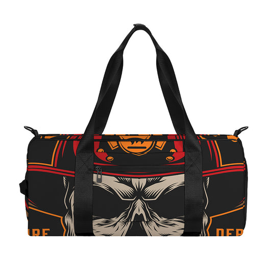 Firefighter First In Last Out Print Gym Bag
