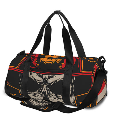 Firefighter First In Last Out Print Gym Bag
