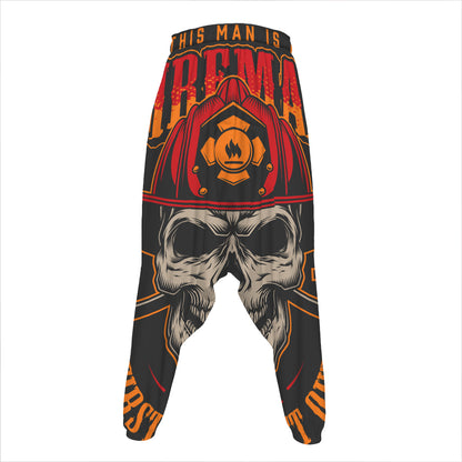 Firefighter First In Last Out Print Hammer Pants