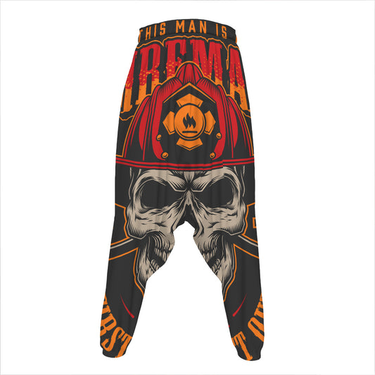 Firefighter First In Last Out Print Hammer Pants